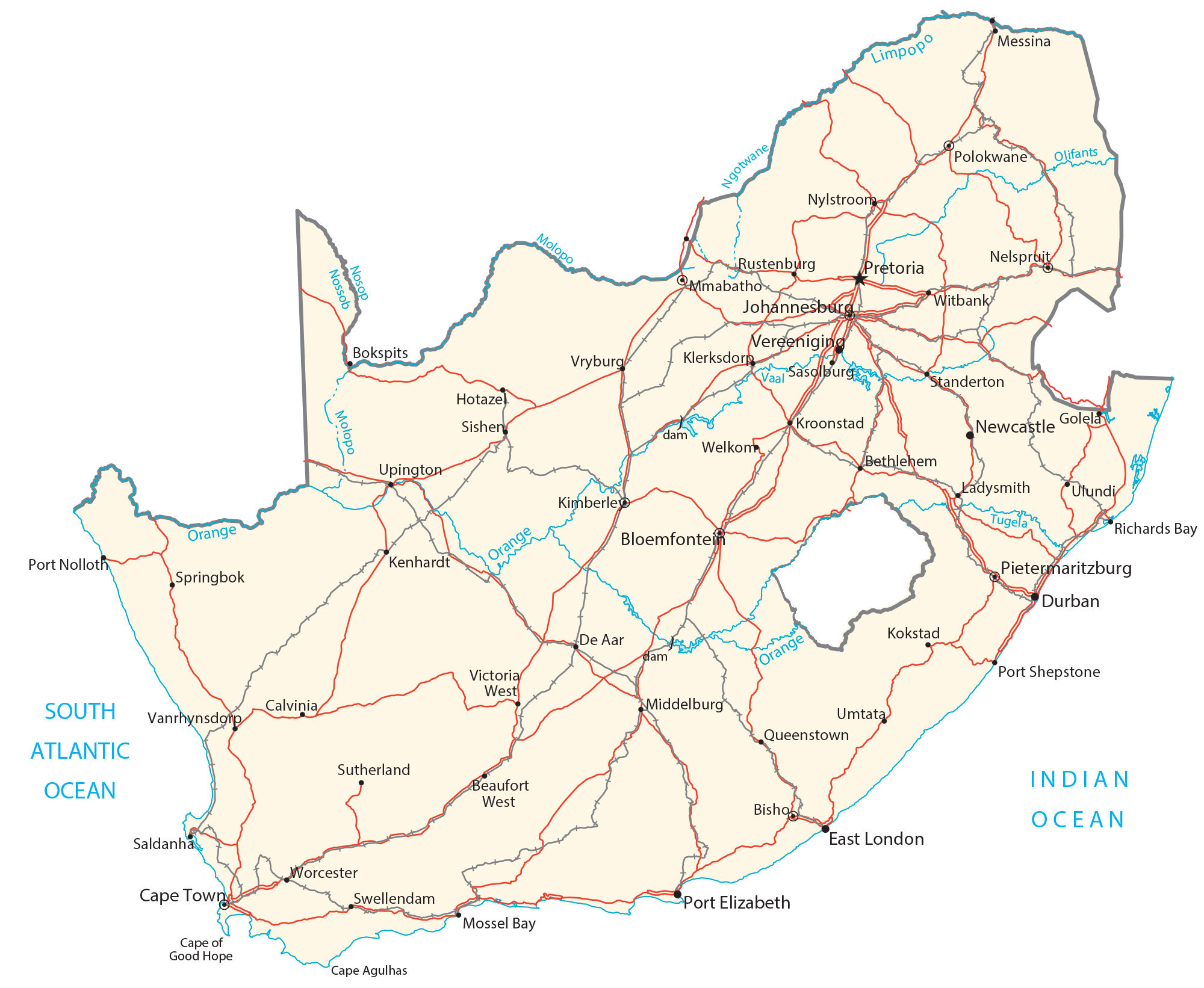 South-Africa-Map